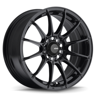 Dial-In - Hoogglans zwart- Konig wheels USA